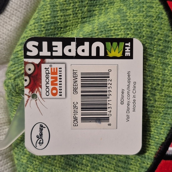 Green Muppets Frog Beanie Hat - Picture 4 of 4